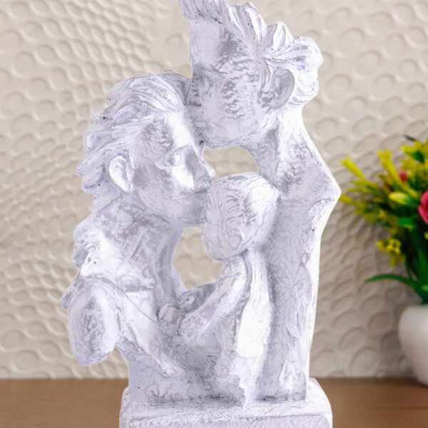 MOTHER and Father with Child Love  golden Statue showpiece for Home Decor and Gifting